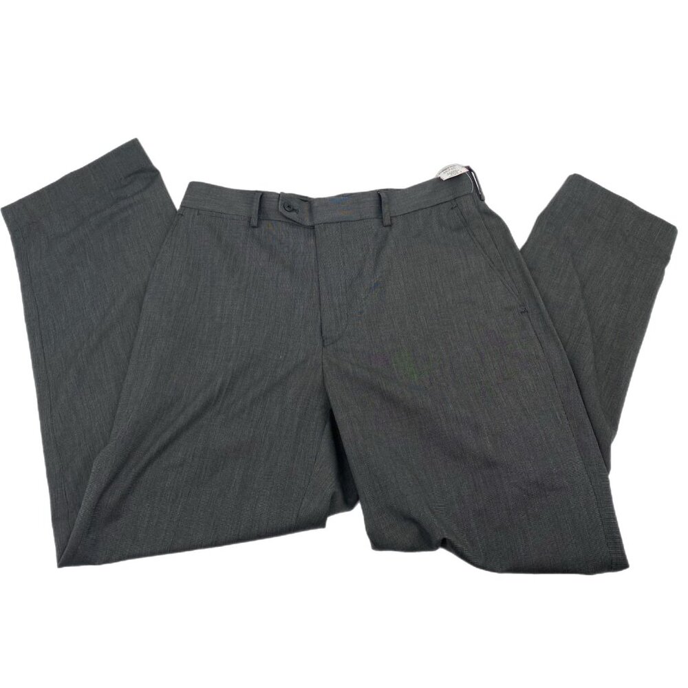 Unknown Gray Wool Classic Skinny Pants | Size 34